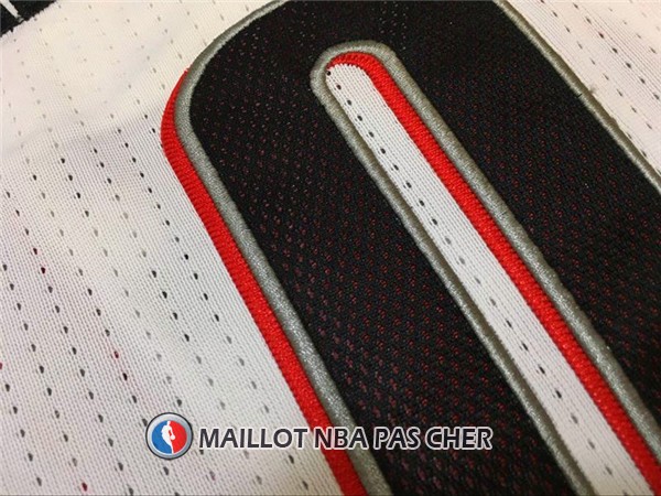 Maillot Authentique Portland Trail Blazers Lillard 2017-18 0 Blanc